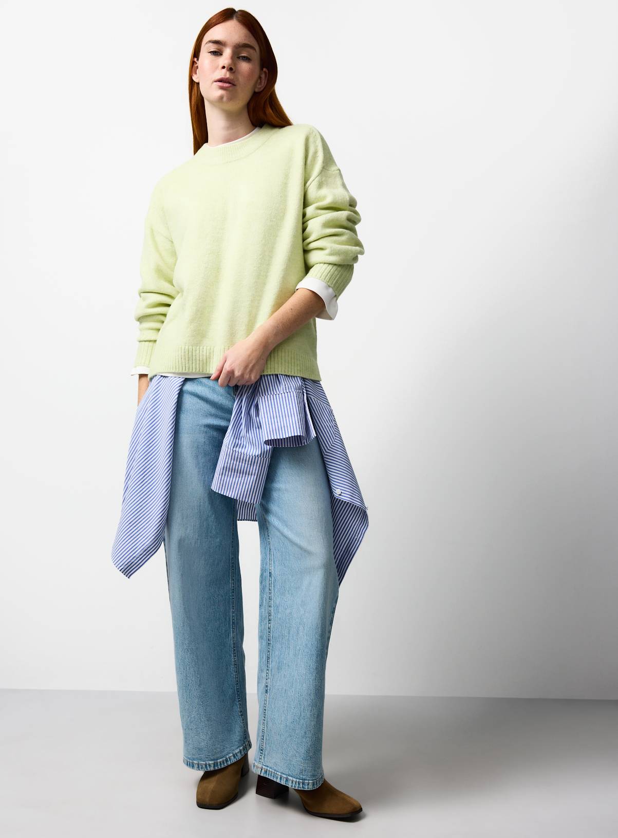 The Soft Pale Green Knitted Jumper 22 - Image 2